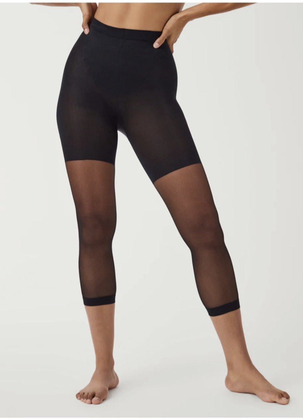 Spanx Super Control Footless Shaper Size B NEW Black Shapewear by Sara Blakely